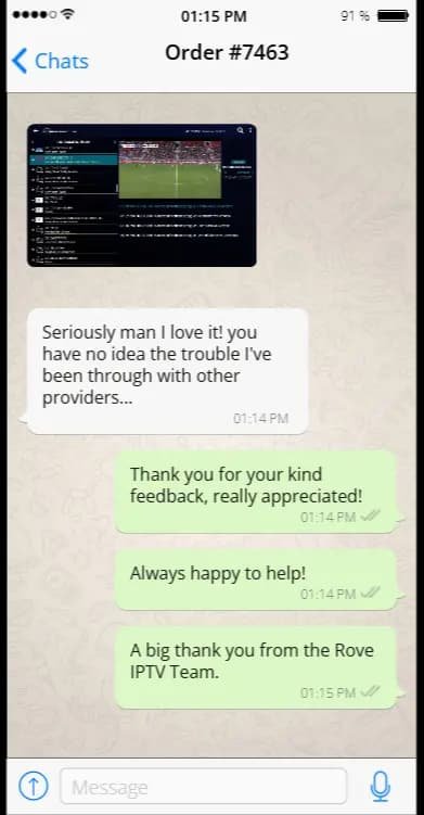 WhatsApp Rove IPTV review